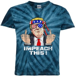 Donald Trump Run For President American Impeach This Pro Donald Trump Gifts Rep Kids Tie-Dye T-Shirt