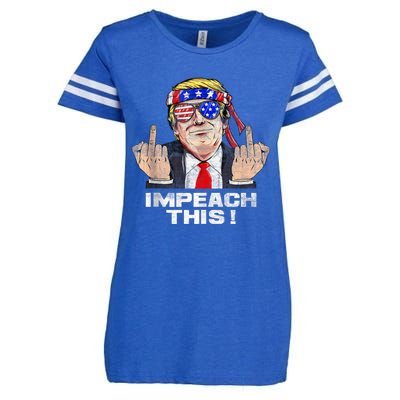 Donald Trump Run For President American Impeach This Pro Donald Trump Gifts Rep Enza Ladies Jersey Football T-Shirt