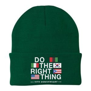 Do The Right Thing Flag 35th Anniversary Knit Cap Winter Beanie