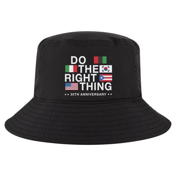 Do The Right Thing Flag 35th Anniversary Cool Comfort Performance Bucket Hat