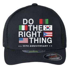 Do The Right Thing Flag 35th Anniversary Flexfit Unipanel Trucker Cap