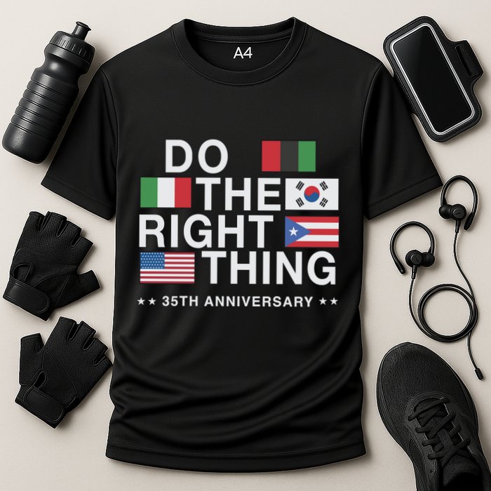 Do The Right Thing Flag 35th Anniversary Performance Shirt