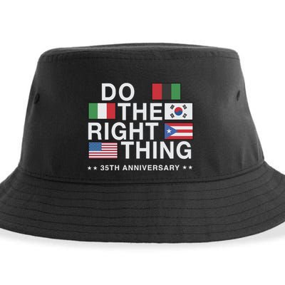 Do The Right Thing Flag 35th Anniversary Sustainable Bucket Hat