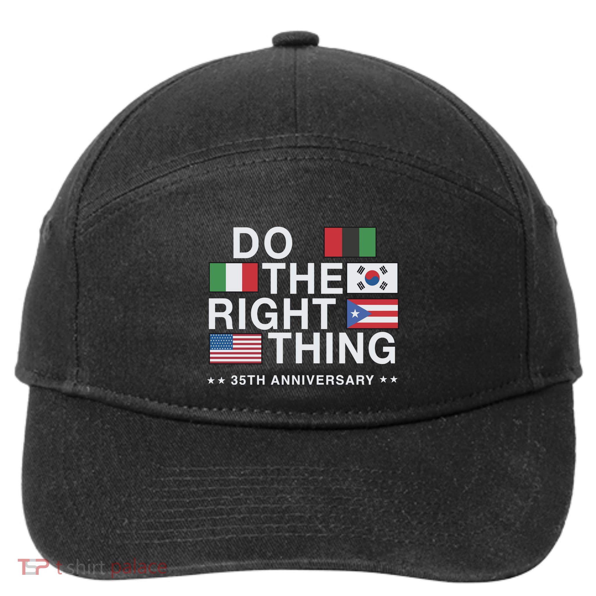 Do The Right Thing Flag 35th Anniversary 7-Panel Snapback Hat
