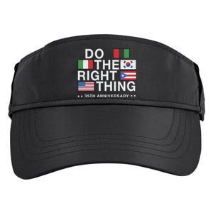 Do The Right Thing Flag 35th Anniversary Adult Drive Performance Visor