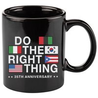 Do The Right Thing Flag 35th Anniversary 11oz C Handle Ceramic Mug