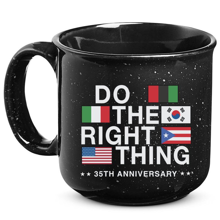 Do The Right Thing Flag 35th Anniversary 15oz Campfire Ceramic Mug