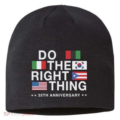Do The Right Thing Flag 35th Anniversary Sustainable Beanie