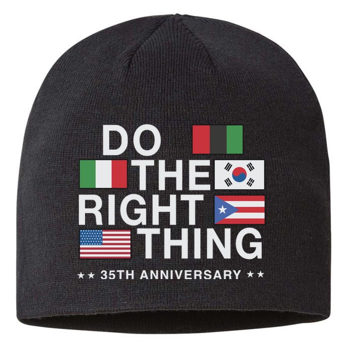 Do The Right Thing Flag 35th Anniversary Sustainable Beanie