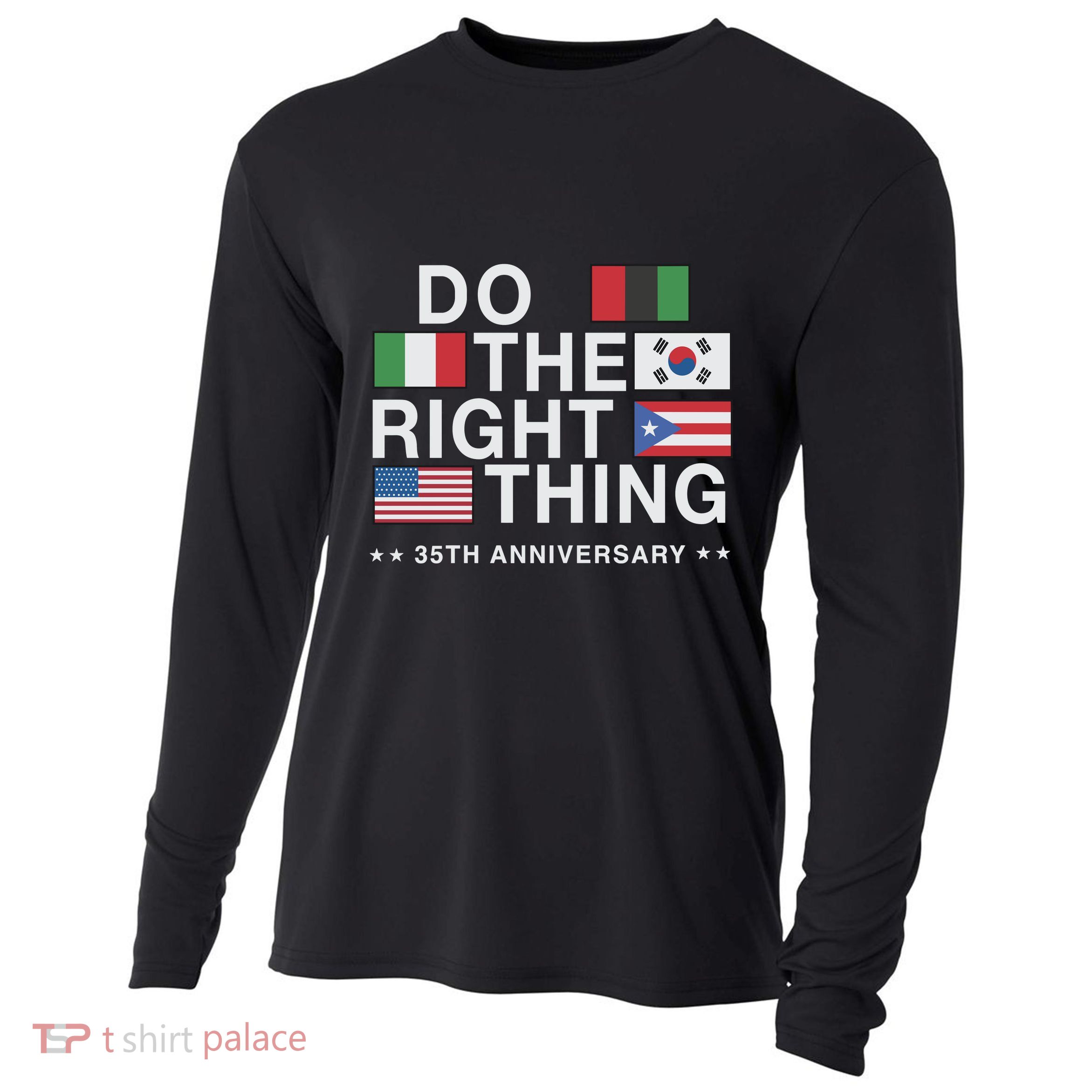 Do The Right Thing Flag 35th Anniversary Cooling Performance Long Sleeve Crew