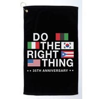 Do The Right Thing Flag 35th Anniversary Golf Towel