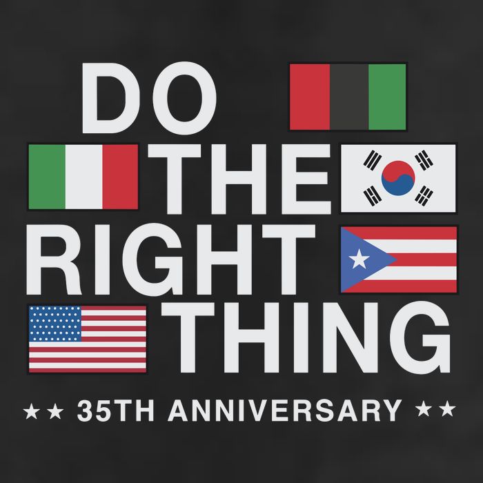 Do The Right Thing Flag 35th Anniversary Golf Towel