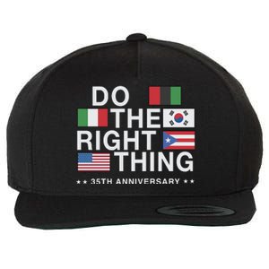 Do The Right Thing Flag 35th Anniversary Wool Snapback Cap