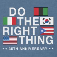 Do The Right Thing Flag 35th Anniversary Garment-Dyed Sweatshirt