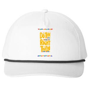 Do The Right Thing Snapback Five-Panel Rope Hat