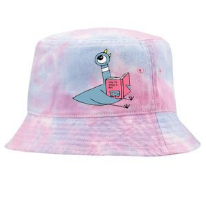 Driven To Read Pigeon Library Reading Books Reader Tie-Dyed Bucket Hat