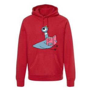 Driven To Read Pigeon Library Reading Books Reader Premium Hoodie