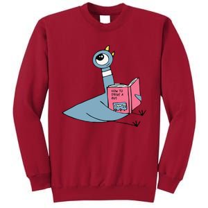 Driven To Read Pigeon Library Reading Books Reader Tall Sweatshirt