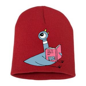 Driven To Read Pigeon Library Reading Books Reader Short Acrylic Beanie