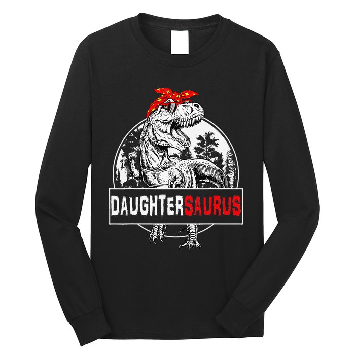 Daughtersaurus T rex Dinosaur DaughterSaurus Family Matching Long Sleeve Shirt