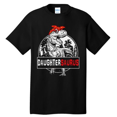 Daughtersaurus T rex Dinosaur DaughterSaurus Family Matching Tall T-Shirt