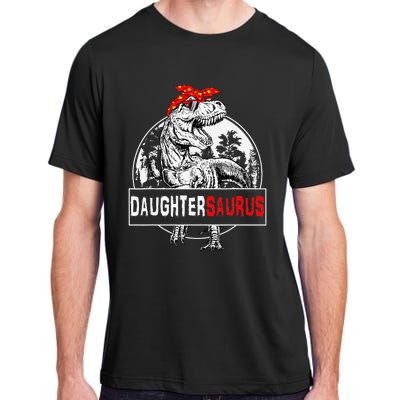 Daughtersaurus T rex Dinosaur DaughterSaurus Family Matching Adult ChromaSoft Performance T-Shirt