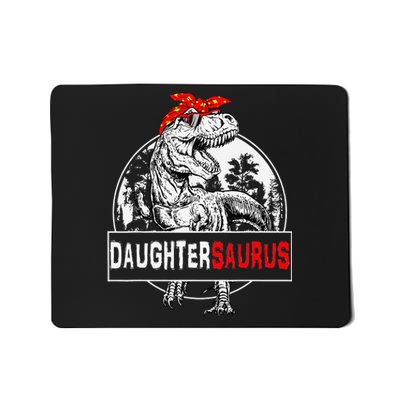 Daughtersaurus T rex Dinosaur DaughterSaurus Family Matching Mousepad