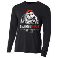 Daughtersaurus T rex Dinosaur DaughterSaurus Family Matching Cooling Performance Long Sleeve Crew