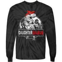 Daughtersaurus T rex Dinosaur DaughterSaurus Family Matching Tie-Dye Long Sleeve Shirt