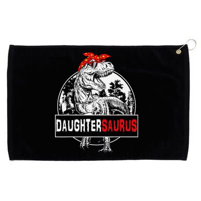 Daughtersaurus T rex Dinosaur DaughterSaurus Family Matching Grommeted Golf Towel