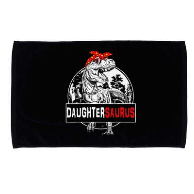 Daughtersaurus T rex Dinosaur DaughterSaurus Family Matching Microfiber Hand Towel