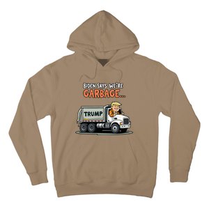 Donald Trump Rides In Garbage Truck Hoodie