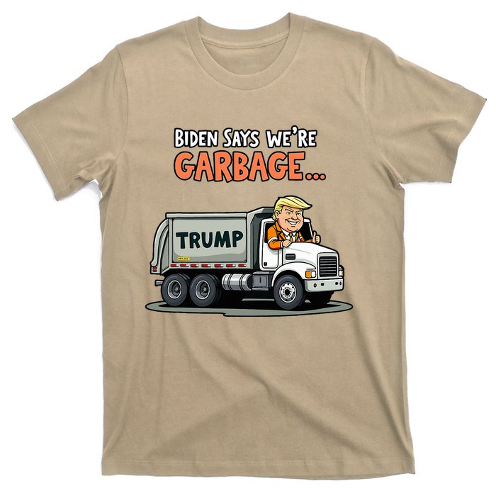 Donald Trump Rides In Garbage Truck T-Shirt