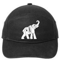 Donald Trump Republican Elephant Trump Supporter President 7-Panel Snapback Hat