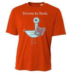 Driven To Read Pigeon Book Cooling Performance Crew T-Shirt