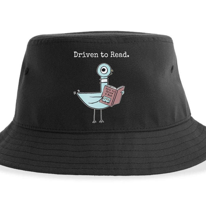 Driven To Read Pigeon Book Sustainable Bucket Hat