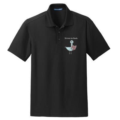 Driven To Read Pigeon Book Dry Zone Grid Polo