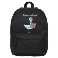Driven To Read Pigeon Book 16 in Basic Backpack