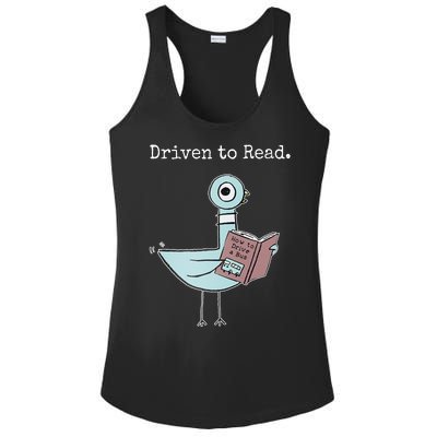 Driven To Read Pigeon Book Ladies PosiCharge Competitor Racerback Tank