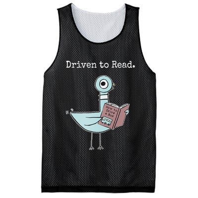 Driven To Read Pigeon Book Mesh Reversible Basketball Jersey Tank