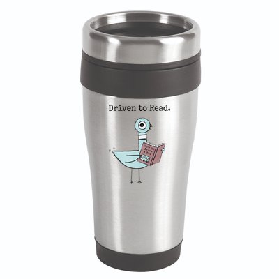 Driven To Read Pigeon Book 16oz Travel Tumbler
