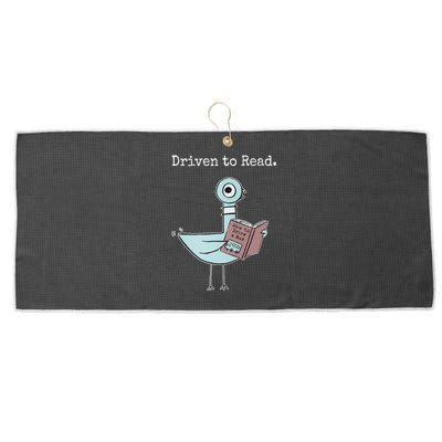 Driven To Read Pigeon Book Large Microfiber Waffle Golf Towel