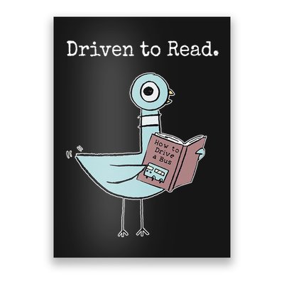 Driven To Read Pigeon Book Poster