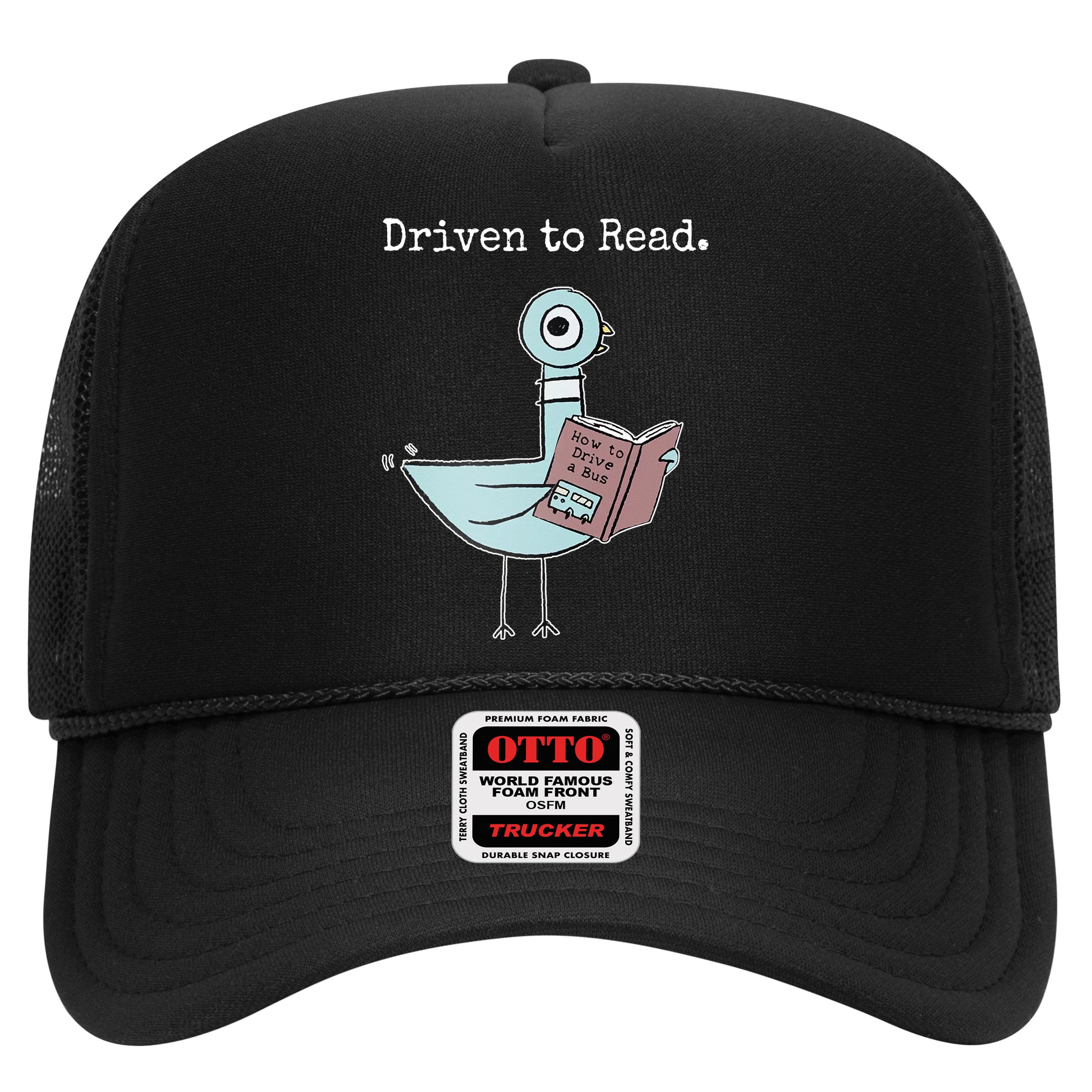 Driven To Read Pigeon Book Trucker Hat