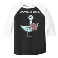 Driven To Read Pigeon Book Toddler Fine Jersey T-Shirt