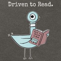 Driven To Read Pigeon Book Cotton Canvas Backpack