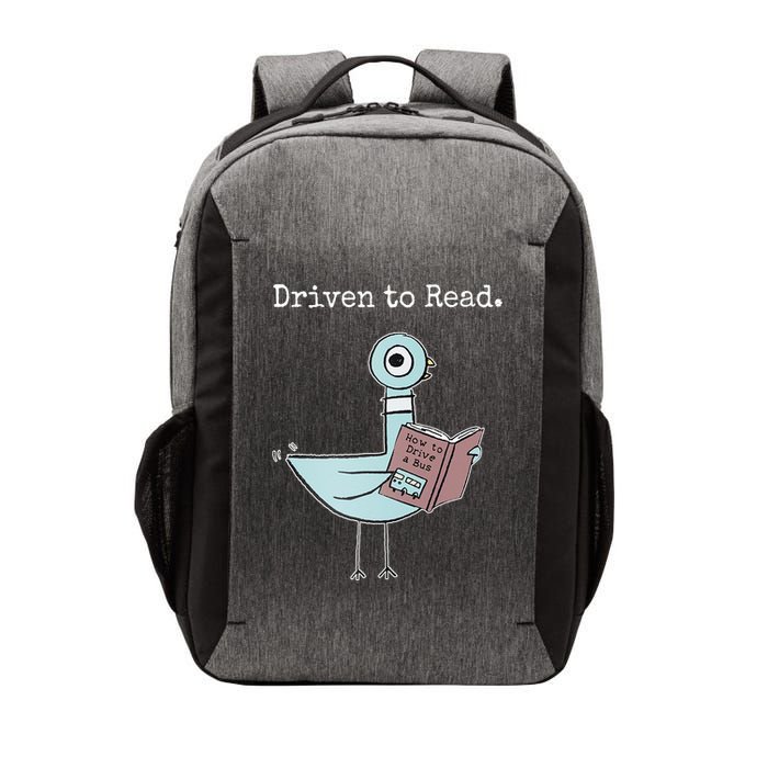 Driven To Read Pigeon Book Vector Backpack