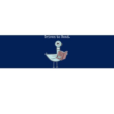 Driven To Read Pigeon Book Bumper Sticker