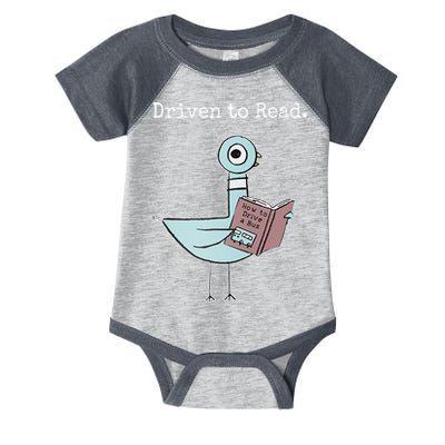Driven To Read Pigeon Book Infant Baby Jersey Bodysuit