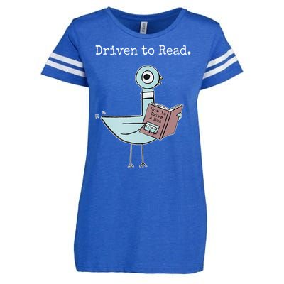 Driven To Read Pigeon Book Enza Ladies Jersey Football T-Shirt